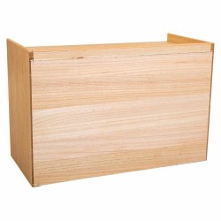 Hocker Alexandra House Living natürlich Holz MDF 38 x 53 x 80 cm Schuhschrank