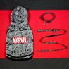 Hundehalsband Marvel XXS/XS Schwarz