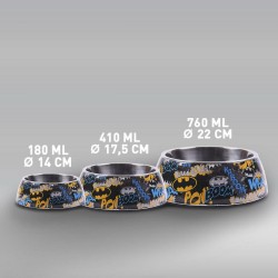 Futternapf für Hunde Batman Melamine 180 ml Schwarz Metall