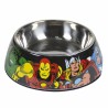 Futternapf für Hunde Marvel Melamine 410 ml Rot Metall