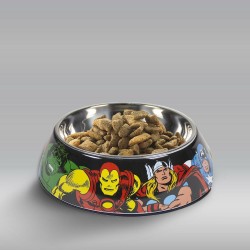 Futternapf für Hunde Marvel Melamine 410 ml Rot Metall