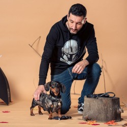 Regenmantel für Hunde Star Wars M Schwarz