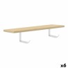 Regale Confortime Hellbraun Holz MDF 60 x 23,5 x 1,5 cm (6 Stück)