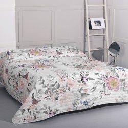 Steppdecke HappyFriday HF Delicate bouquet Bunt 270 x 260 cm