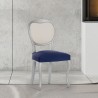 Stuhlüberzug Eysa BRONX Blau 50 x 5 x 50 cm 2 Stück