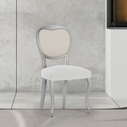 Stuhlüberzug Eysa BRONX Weiß 50 x 5 x 50 cm 2 Stück
