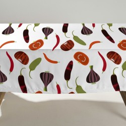 Tischdecke HappyFriday Veggies Bunt 150 x 150 cm