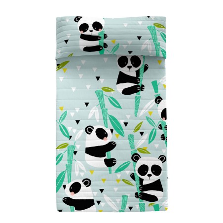 Steppdecke HappyFriday Moshi Moshi Blau 200 x 260 cm Pandaknochen