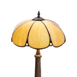 Tischlampe Viro Virginia Elfenbein Zink 60 W 30 x 50 x 30 cm