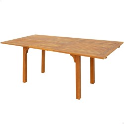 Asuziehbarer Tisch Aktive Akazienholz rechteckig 200 x 100 x 74 cm