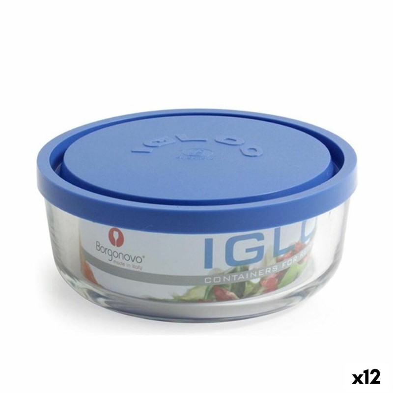 Topf Borgonovo 6277515 Blau mit Deckel 800 ml (15 cm)