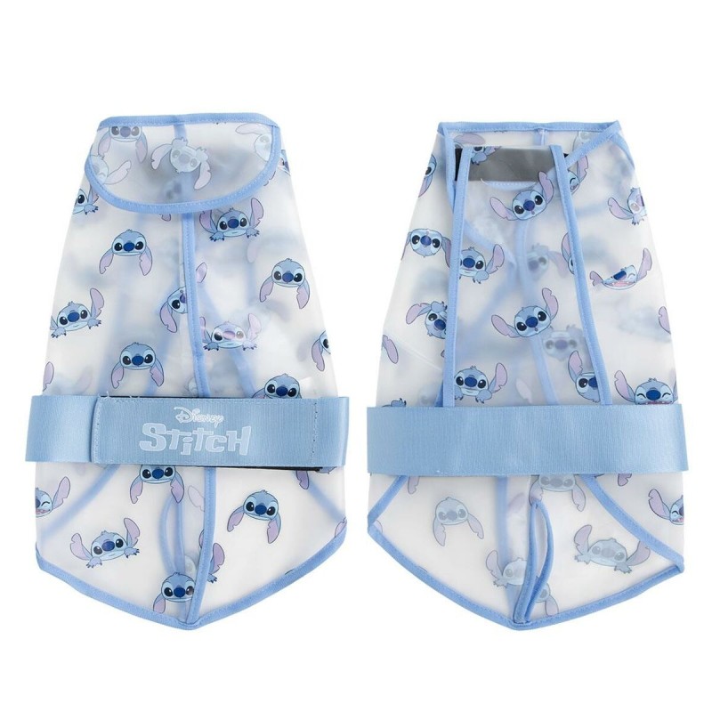 Regenmantel für Hunde Stitch Blau XS