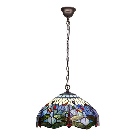 Deckenlampe Viro Belle Epoque Blau Eisen 60 W 40 x 130 x 40 cm