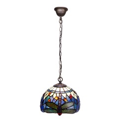 Deckenlampe Viro Belle Epoque Blau Eisen 60 W 20 x 125 x 20 cm