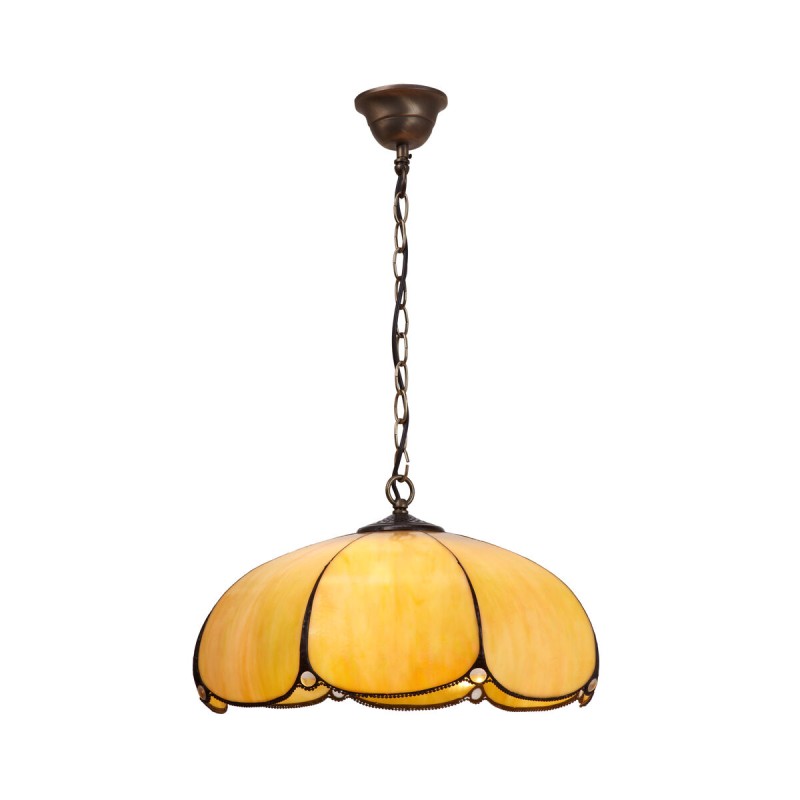 Deckenlampe Viro Virginia Beige Eisen 60 W 30 x 125 x 30 cm