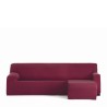 Abdeckung für Chaiselongue mit kurzem Arm rechts Eysa BRONX Burgunderrot 110 x 110 x 310 cm