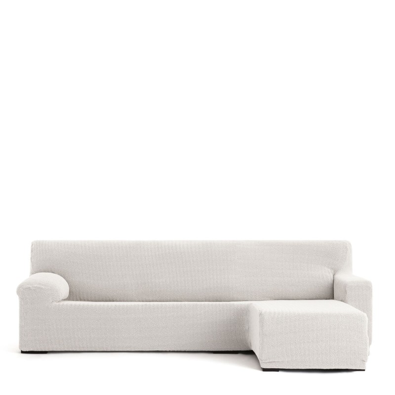 Abdeckung für Chaiselongue mit kurzem Arm rechts Eysa JAZ Weiß 120 x 120 x 360 cm