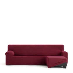 Abdeckung für Chaiselongue mit kurzem Arm rechts Eysa JAZ Burgunderrot 120 x 120 x 360 cm