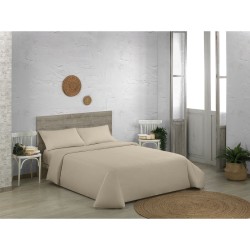 Bettbezug-Set Alexandra House Living Qutun Taupe Double size 3 Stücke