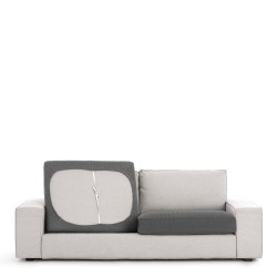 Sofabezug Eysa JAZ Dunkelgrau 85 x 15 x 100 cm