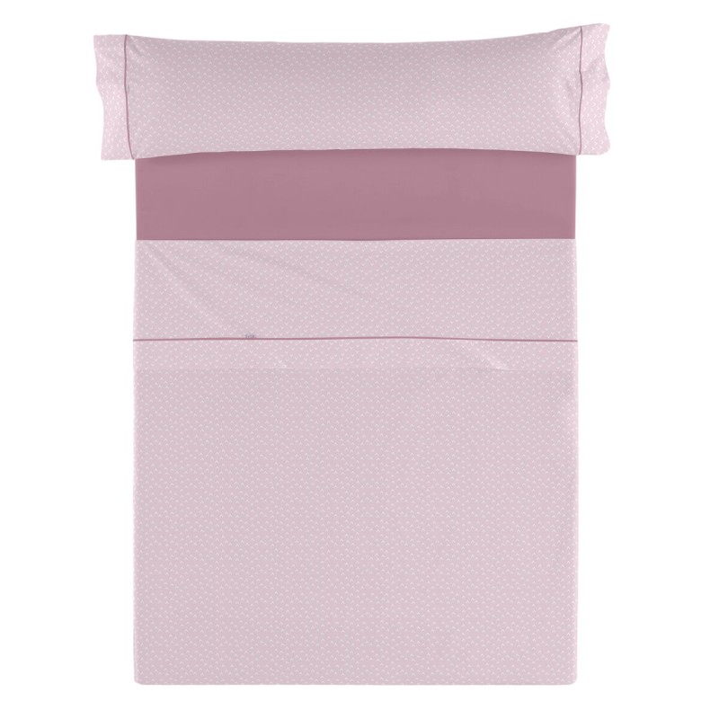 Bettwäsche-Set Alexandra House Living Estelia Violett King size 4 Stücke