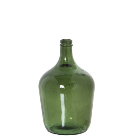 Vase aus recyceltem Glas Alexandra House Living grün Kristall 18 x 30 cm 4 L