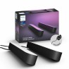 Tragbare intelligente LED-Lampe Philips Hue Play Schwarz Synthetisch Kunststoff 230 V 100 - 240 V 50-60 Hz (2 Stück)