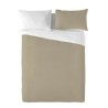 Bettdeckenbezug Naturals FUNDA NORDICA BICOLOR REVERSIBLE Beige Weiß Double size (220 x 270 cm)