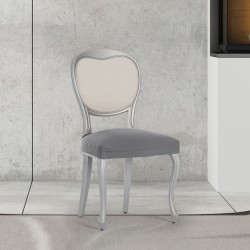 Stuhlüberzug Eysa BRONX Grau 50 x 5 x 50 cm 2 Stück