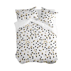 Bettdeckenbezug HappyFriday Blanc Golden Dots Bunt 200 x 200 cm