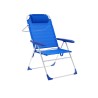 Gepolsterte Campingstuhl Marbueno Blau 67 x 99 x 66 cm