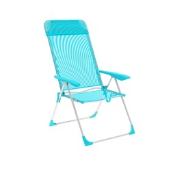 Gepolsterte Campingstuhl Marbueno Aquamarin 69 x 110 x 58 cm