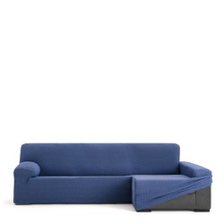 Bezug für Chaiselongue mit langem Arm rechts Eysa JAZ Blau 180 x 120 x 360 cm