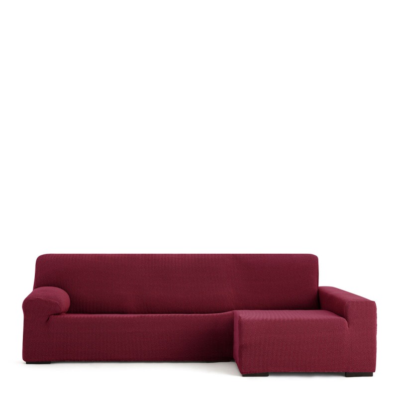 Bezug für Chaiselongue mit langem Arm rechts Eysa JAZ Burgunderrot 180 x 120 x 360 cm