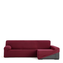 Bezug für Chaiselongue mit langem Arm rechts Eysa JAZ Burgunderrot 180 x 120 x 360 cm