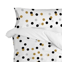 Kissenbezug HappyFriday Blanc Golden Dots Bunt 45 x 110 cm