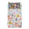 Bettwäsche-Set HappyFriday Moshi Moshi Woodland Bunt Babybettchen 2 Stücke