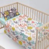 Bettwäsche-Set HappyFriday Moshi Moshi Woodland Bunt Babybettchen 2 Stücke