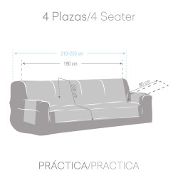 Sofabezug Eysa MID Braun 100 x 110 x 190 cm