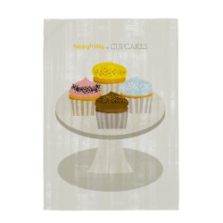 Küchentuch HappyFriday Cupcakes Bunt 70 x 50 cm (2 Stück)