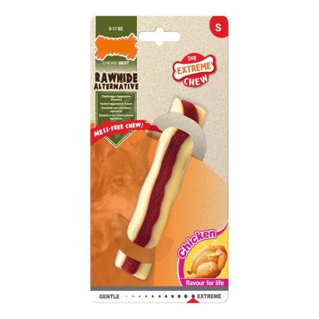 Beißring für Hunde Nylabone Extreme Chew Roll Rawhide S Huhn