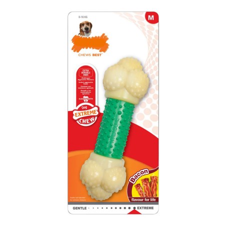 Beißring für Hunde Nylabone Extreme Chew Double Action Bacon Minze 2-in-1 S