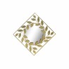 Wandspiegel DKD Home Decor Kristall Gold Metall Laurel (120 x 2,5 x 120 cm)