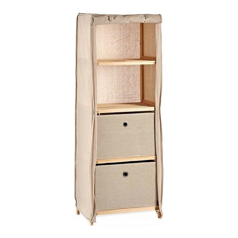 Regal Beige 28 x 113 x 42 cm Holz Braun