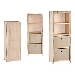 Regal Beige 28 x 113 x 42 cm Holz Braun