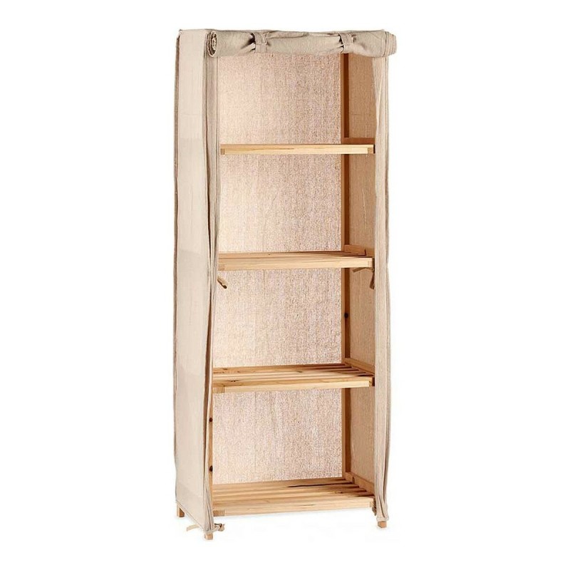 Regal Beige Holz Stoff (30 x 113 x 42 cm)