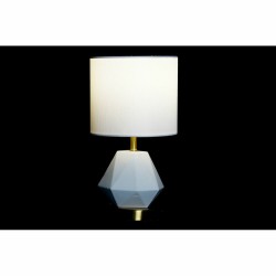 Tischlampe DKD Home Decor 8424001847235 aus Keramik Gold Metall Weiß 220 V 50 W (20 x 20 x 37 cm)