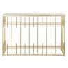 Konsole DKD Home Decor Kristall Schwarz Gold Metall 120 x 40 x 81 cm