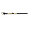 Hundehalsband Gloria Duna Schwarz Gold 55 cm (55 x 2.5 cm)