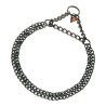 Hundehalsband Hs Sprenger Schwarz 2 mm Double Verbindungen 60 cm